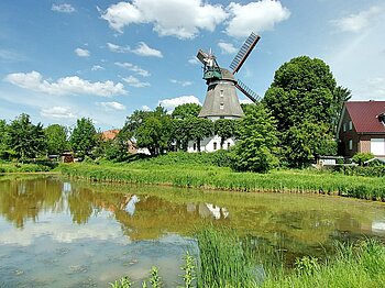 Windmühle Johanna in Wilhelmsburg Stadtteile Hamburg