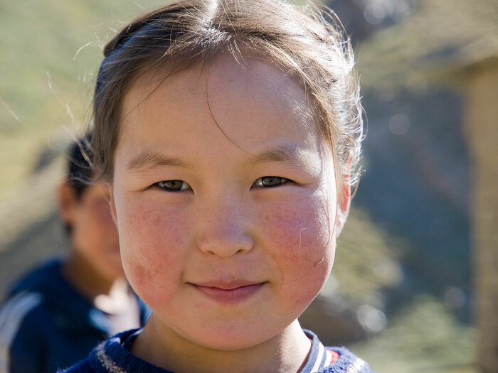 Mädchen aus Kirgisistan
