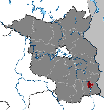 Karte - Lage - Cottbus