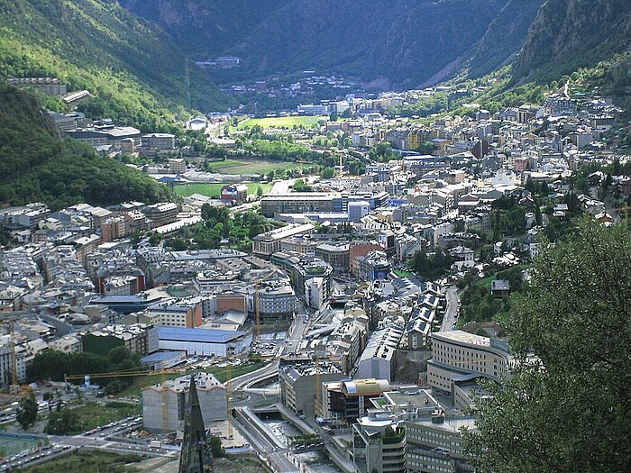 Blick auf Andorra la Vella