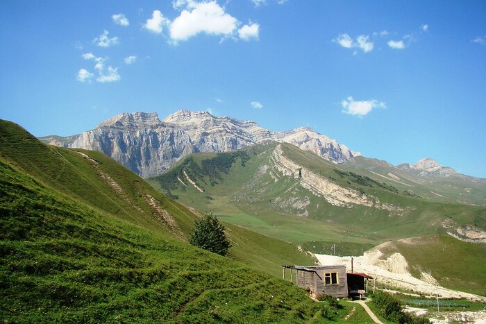 Berg Schahdag im Großen Kaukasus
