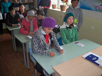 Schulalltag in Kirgisistan