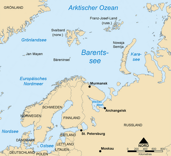 Spitzbergen Lage