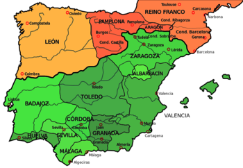 Iberische Halbinsel um 1030