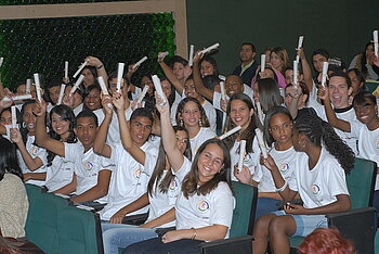 Ältere Schüler in Brasilien