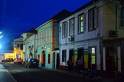 São Tomé bei Nacht