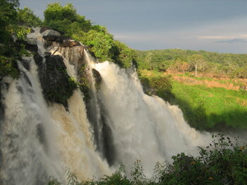 Wasserfall in der Zentralafrikanischen Republik