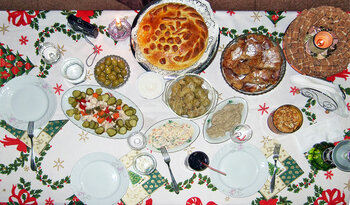 Essen am Heiligabend in Bulgarien