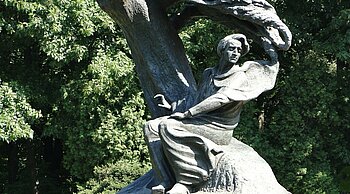 Chopin-Denkmal in Warschau