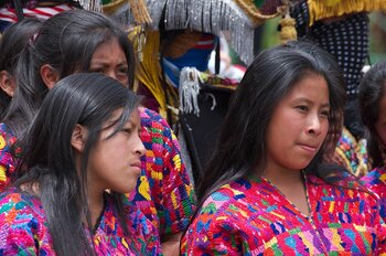 Maya-Mädchen aus Guatemala
