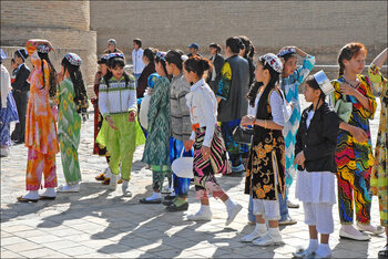 Nouruz in Buchara in Usbekistan
