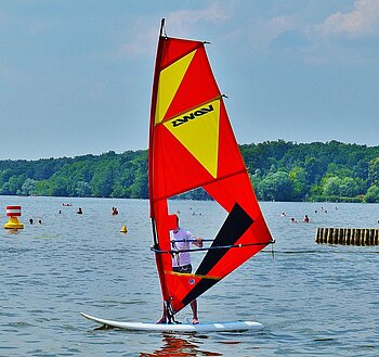 Surfer am Müggelsee