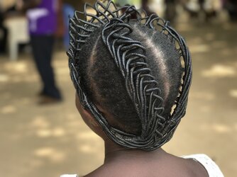 Frisur in Ghana