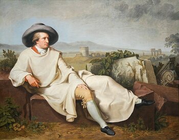 Goethe in der römischen Campagna 