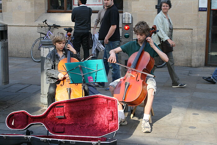 Straßenmusik in London