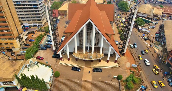 Kathedrale von Yaounde von oben Kathedrale, Yaounde