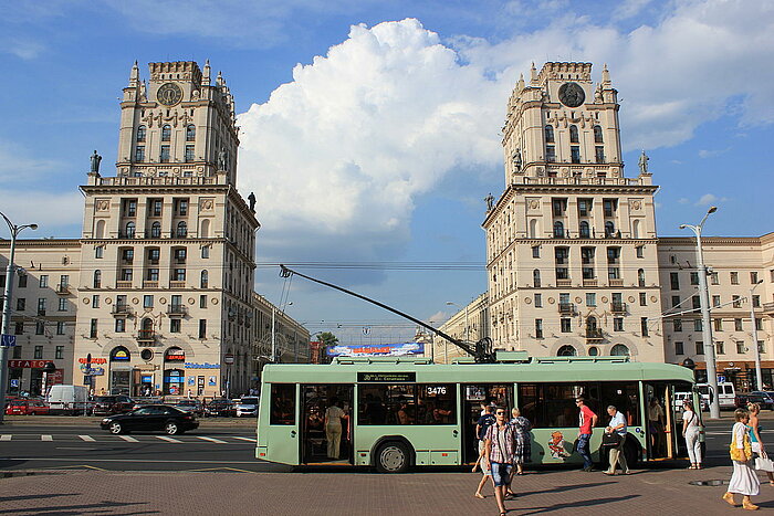 Bahnhof in Minsk