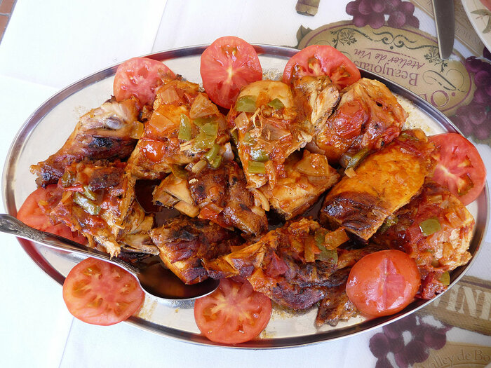 Huhn mit Tomate von Kap Verde