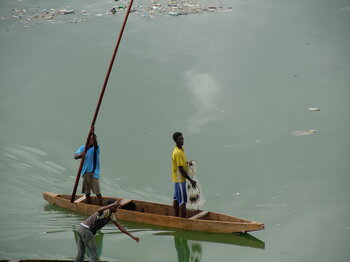 Fischerboote in Lagos