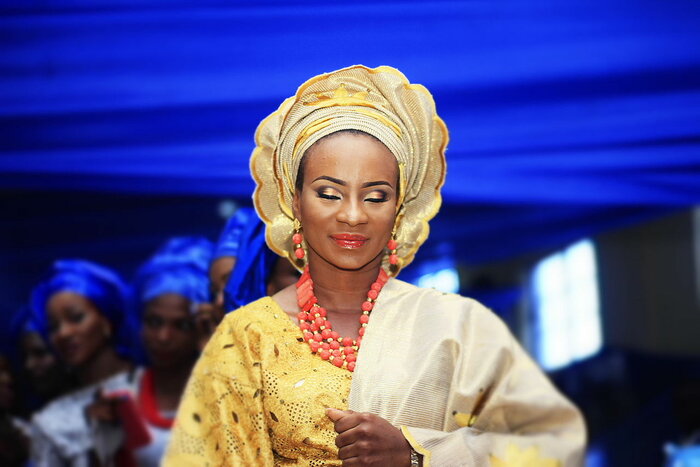 Yoruba-Braut in Nigeria