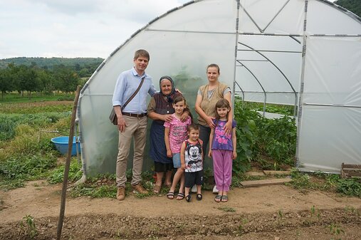 Die Landwirtschaft kann zu einer wichtigen Einnahmequelle im Kosovo werden. So wie für diese Familie hier.
