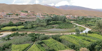 Bewässerung in Marokko