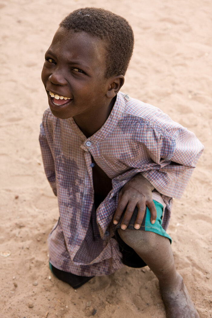 Junge aus Gambia