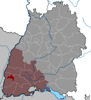 Freiburg Lage Karte