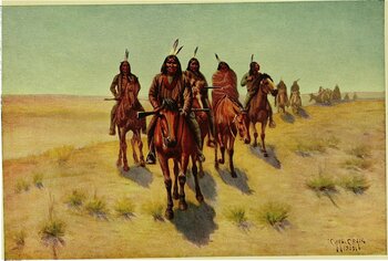 Indianer zu Pferde