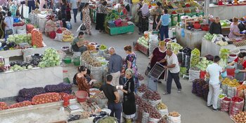 Einkaufen und Alltag in Usbekistan
