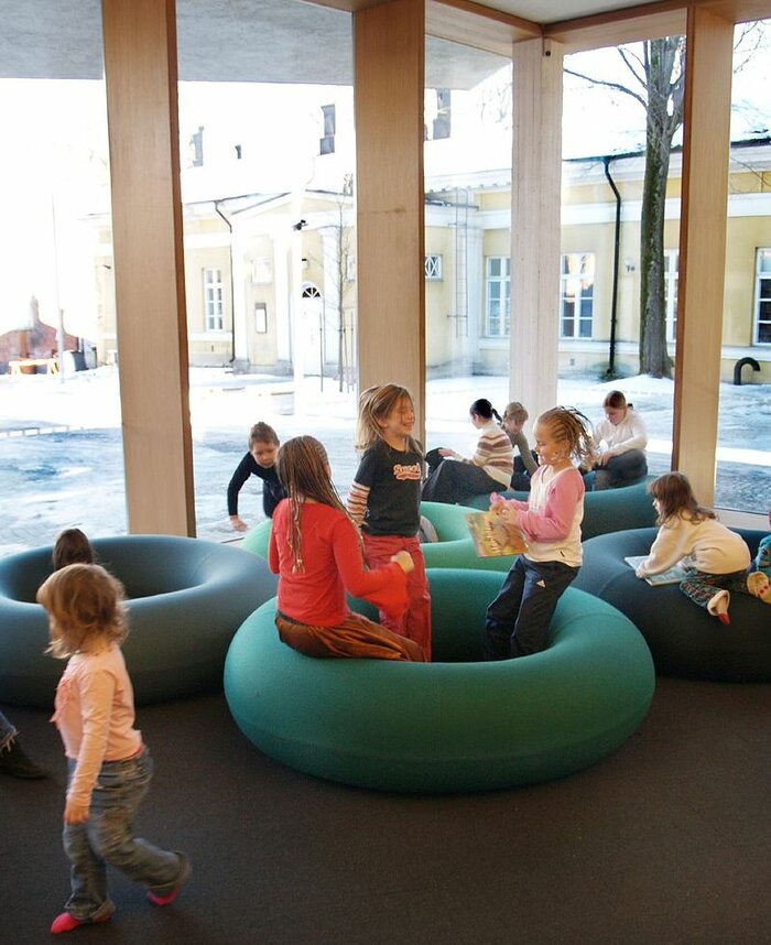 Kinderbereich der Bücherei Turku