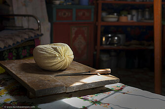 Nomadenküche, Mongolei, Käse