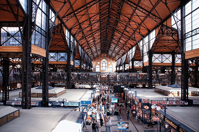 Markthalle in Budapest