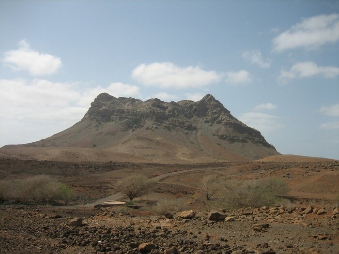 Berg auf Kap Verde