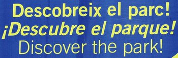 Dreisprachiges Schild in Spanien