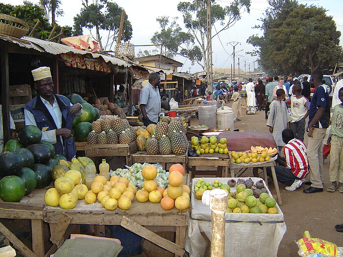 Markt in N'Gaoundere, Kamerun