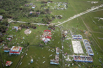 Puerto Cabezas nach Wirbelsturm Felix 2007