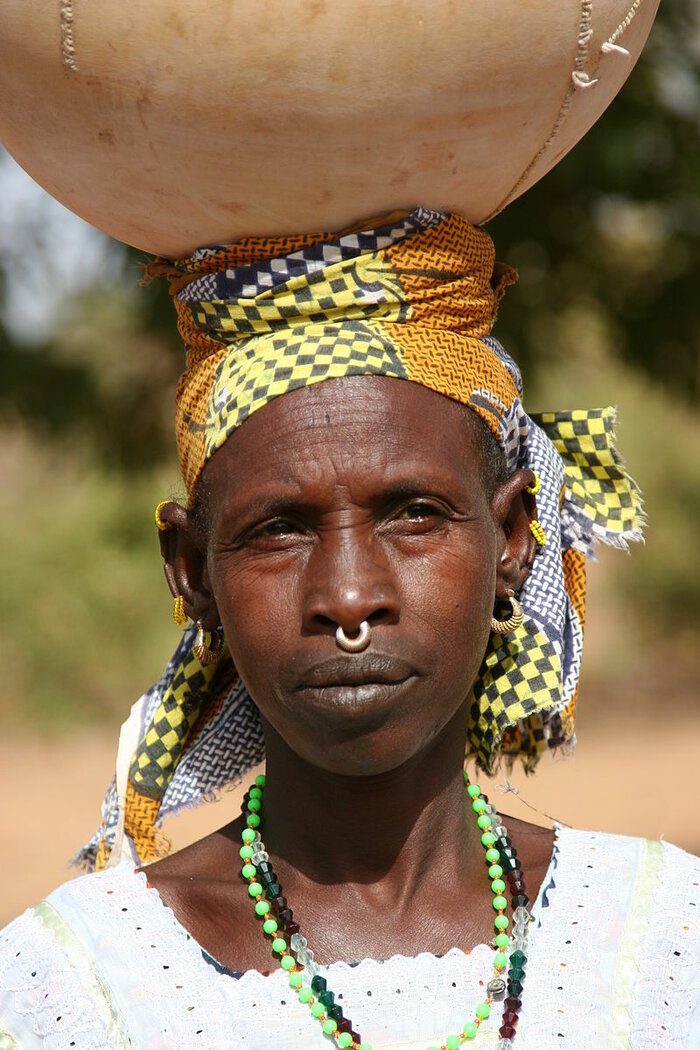 Frau vom Volk der Fulbe in Mali