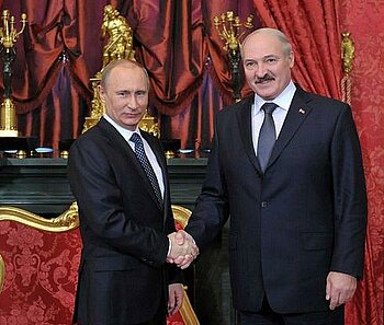 Putin und Lukaschenko haben ihre Länder Russland und Belarus in der Wirtschaft eng verbunden