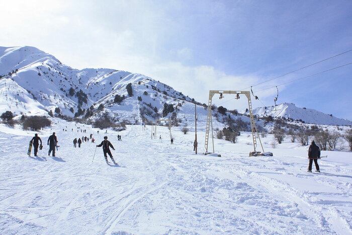 Skigebiet Chimgan in Usbekistan