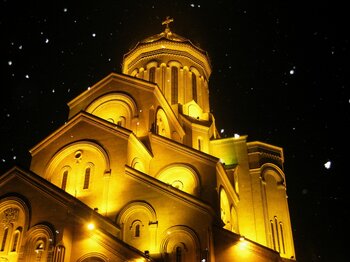 Religion in Georgien: die Sameba-Kathedrale