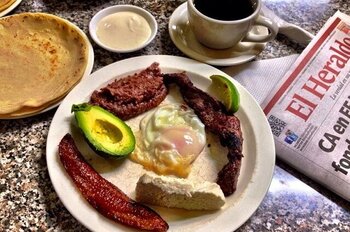 Frühstück in Honduras