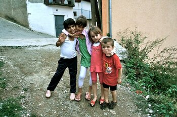 Kinder im Kosovo