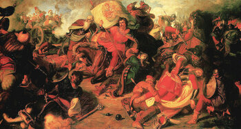 Gemälde der Schlacht bei Mohacs