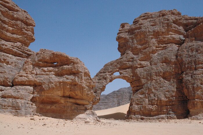 Felsen in der Sahara