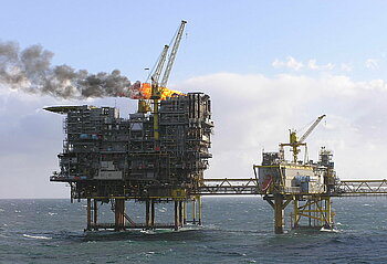 Erdgasförderung in der Nordsee