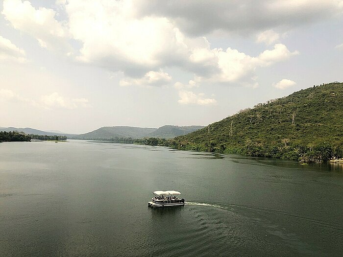 Boot auf dem Voltastausee