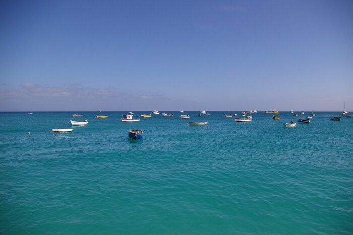 Fischerboote auf Kap Verde