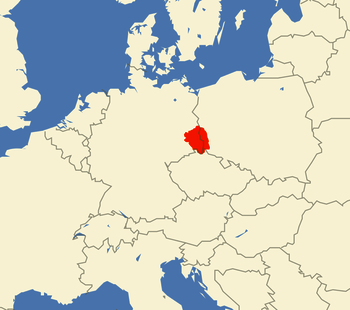 Lage Lausitz, Karte