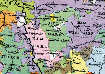 Wuppertal Elberfeld Karte